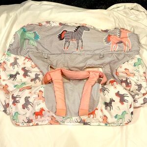 Unicorn baby grocery cart seat cover